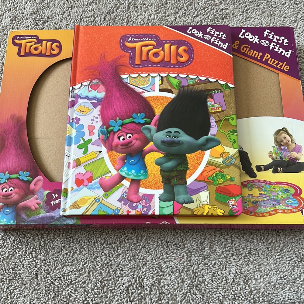 Trolls look and find book & puzzle - Picture 4 of 4